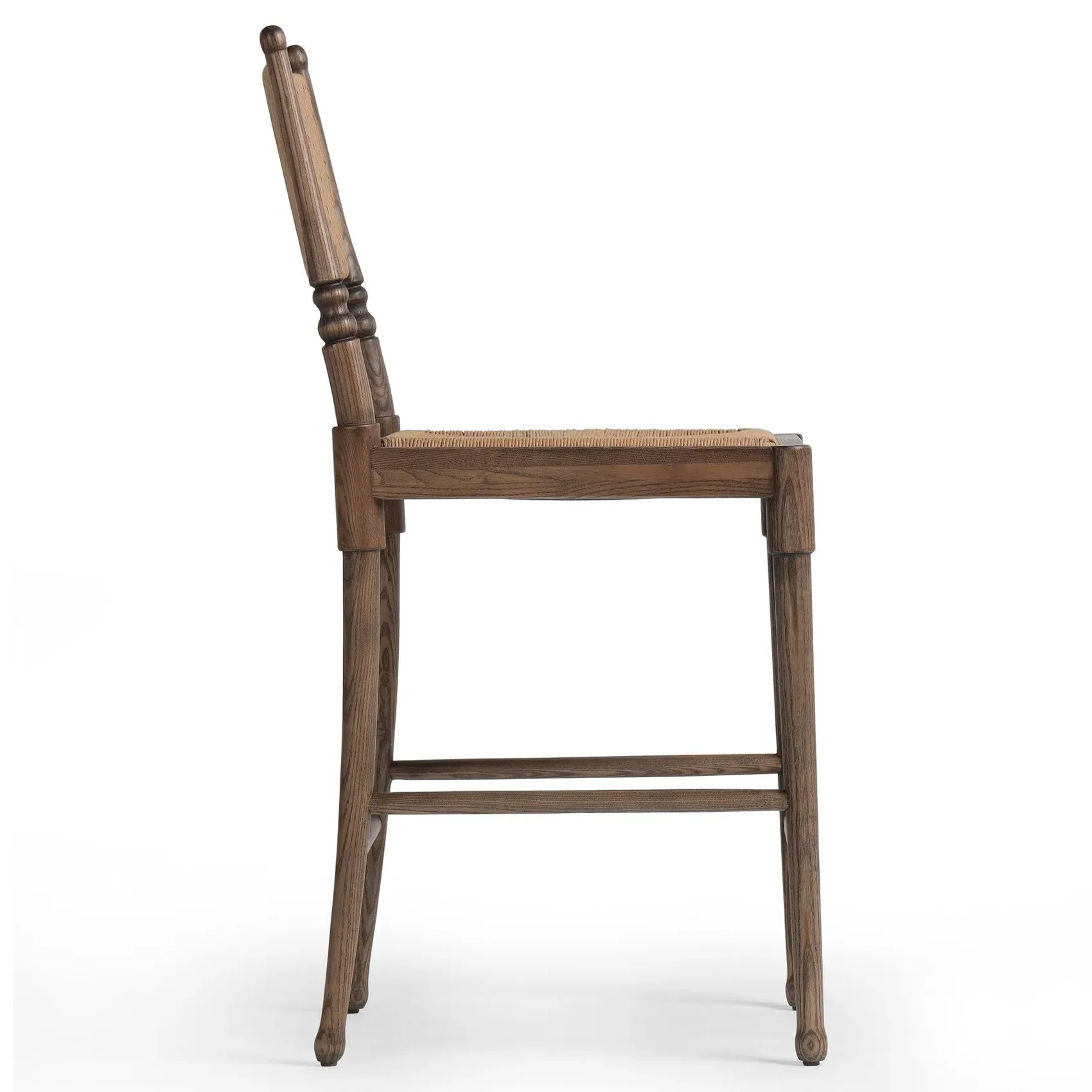 Fayth Counter Stool - Antique Walnut, Ash Wood
