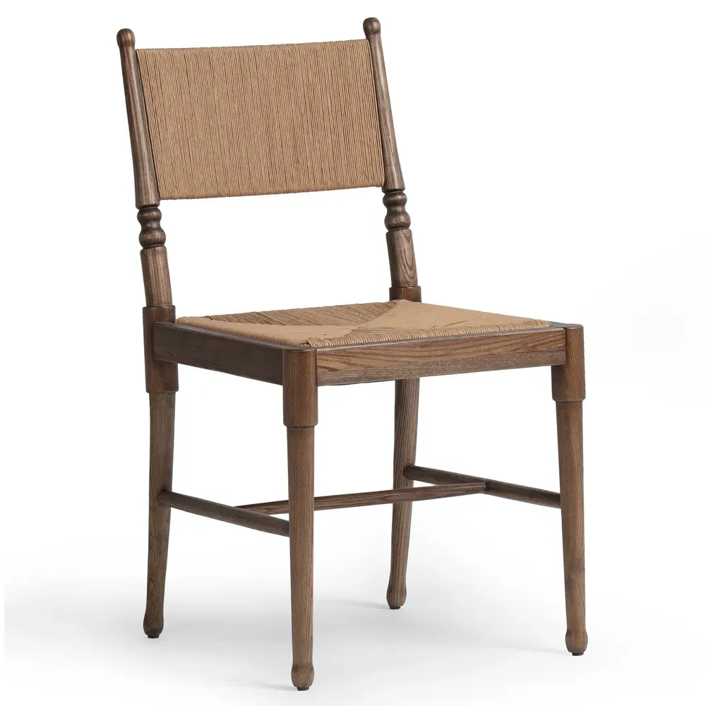 Fayth Dining Chair - Antique Walnut, Ash Wood