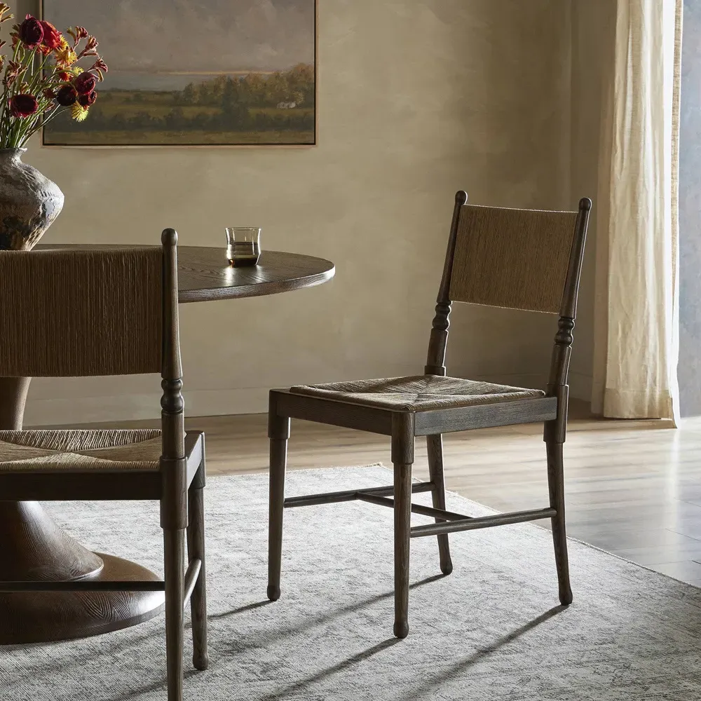 Fayth Dining Chair - Antique Walnut, Ash Wood