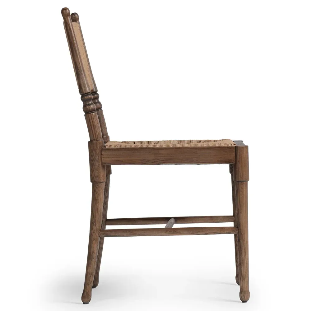 Fayth Dining Chair - Antique Walnut, Ash Wood