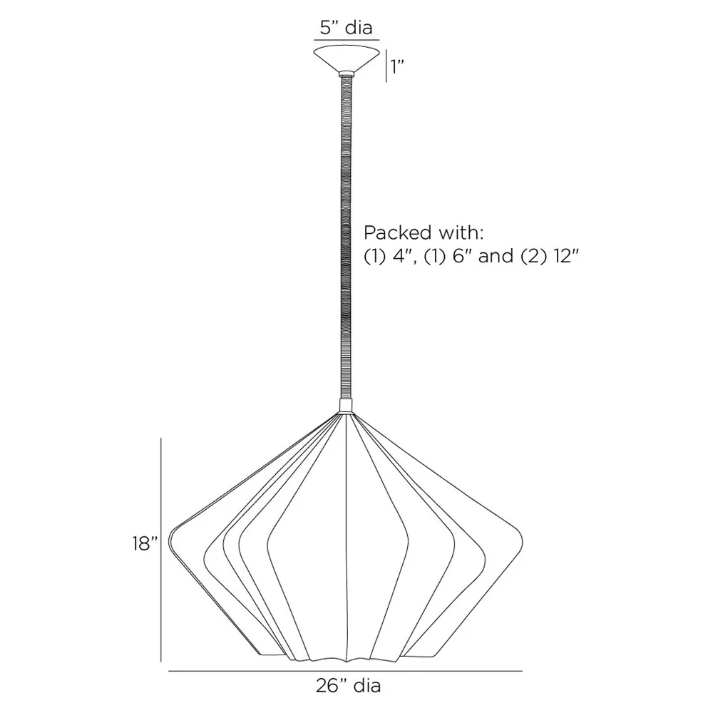 Fazekas Coastal Beach Pendant Light - White