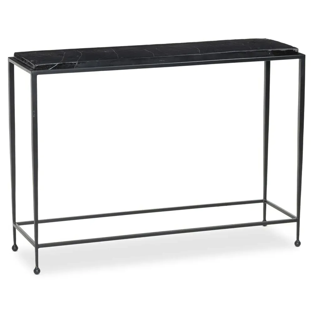 Fector Console Table - Black, Glass