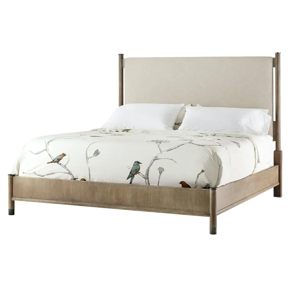 Felina California King Bed Frame - Beige, Oak