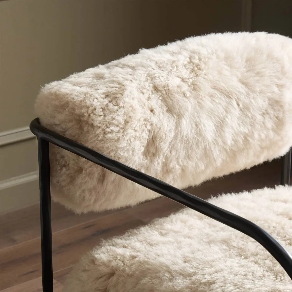 Fenn Arm Chair - Champagne, Iron