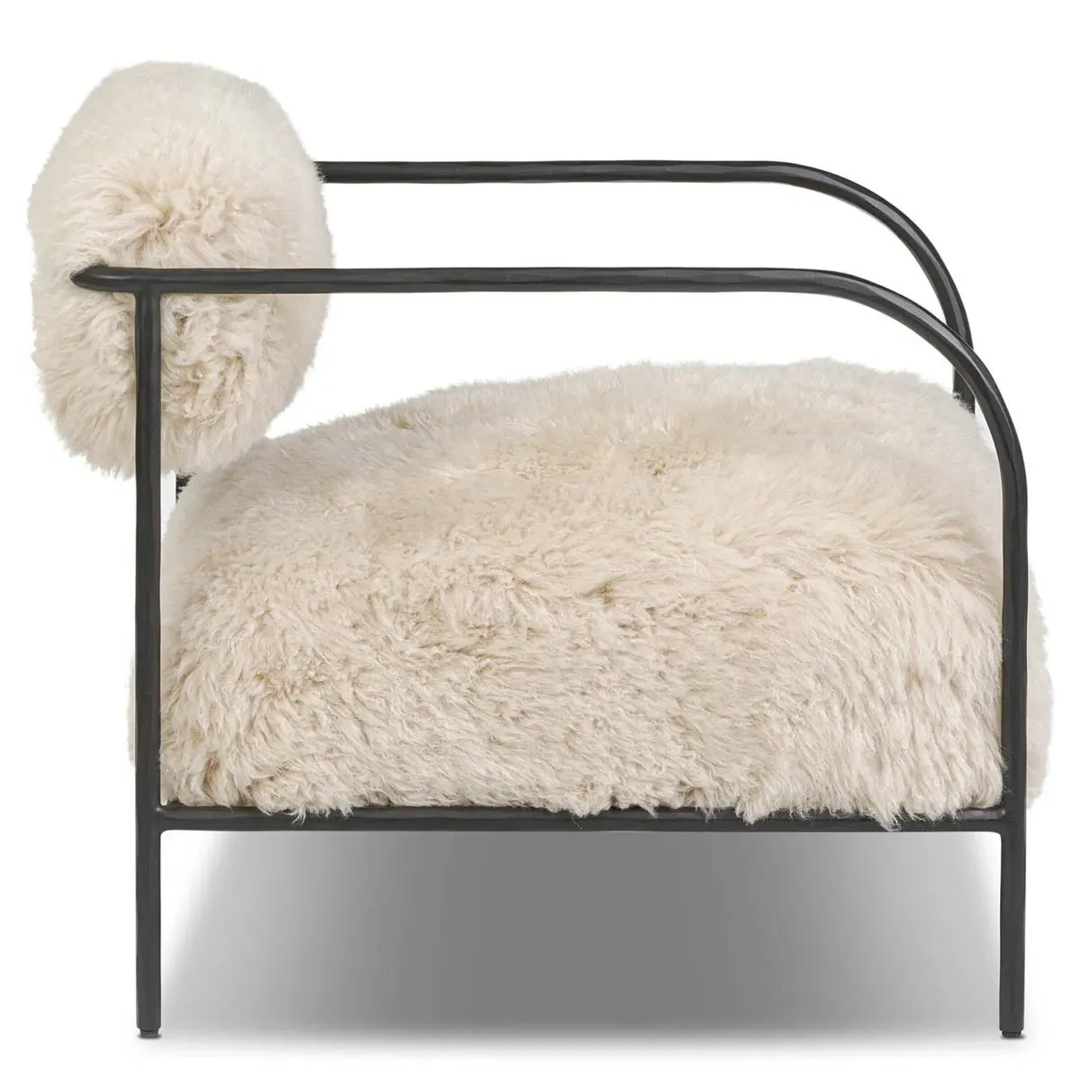 Fenn Arm Chair - Champagne, Iron