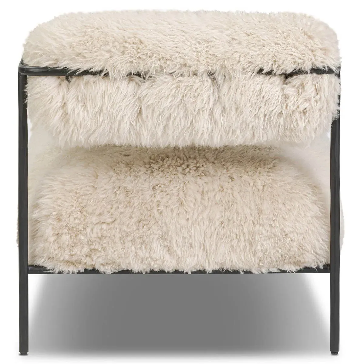 Fenn Arm Chair - Champagne, Iron