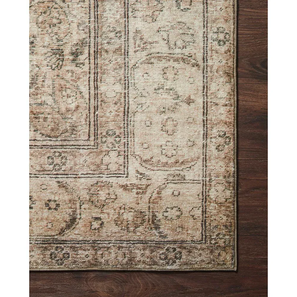 Fenra Patterned Rug - Brown, Polyester