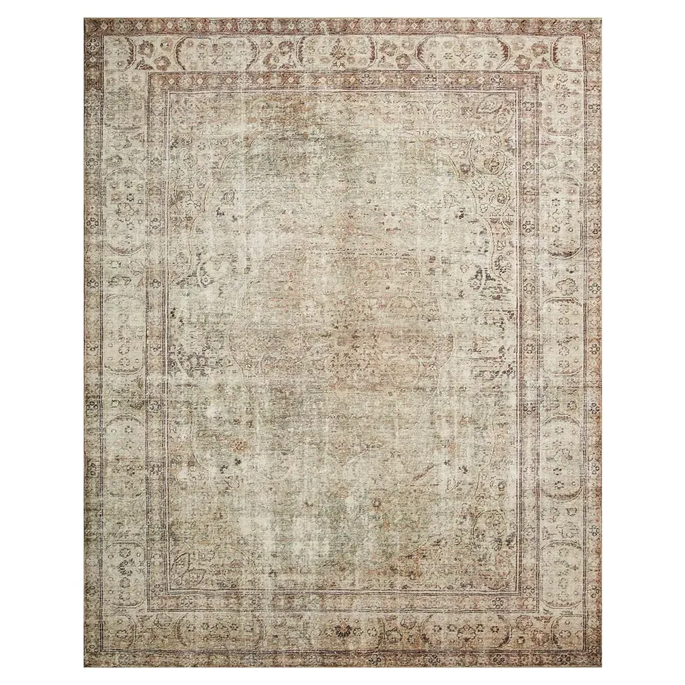 Fenra Patterned Rug - Brown, Polyester