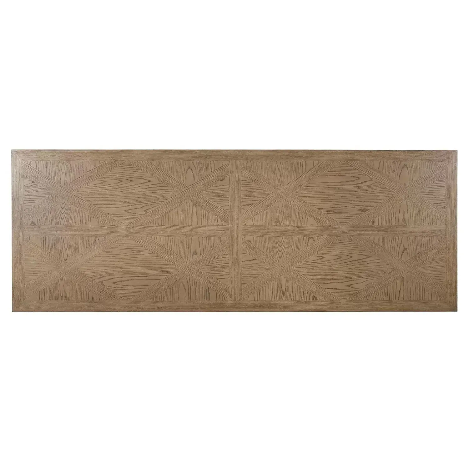 Ferdinand Rectangular Spindle Dining Table - Natural Brown, Oak