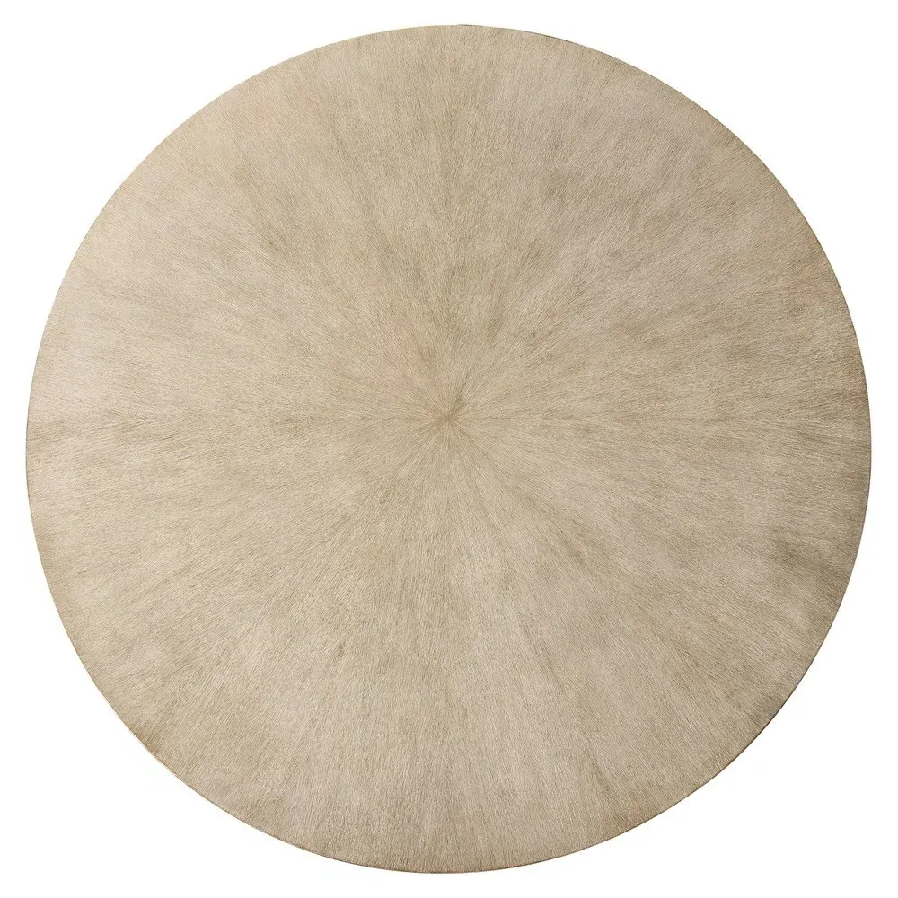 Ferdinand Round Dining Table - White, Oak