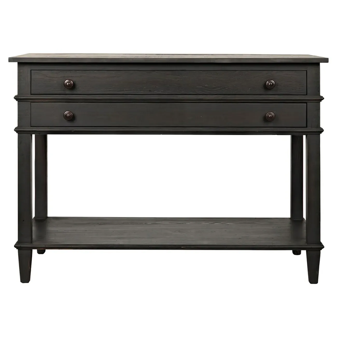 Fermin Wide Nightstand - Black, Reclaimed Wood image