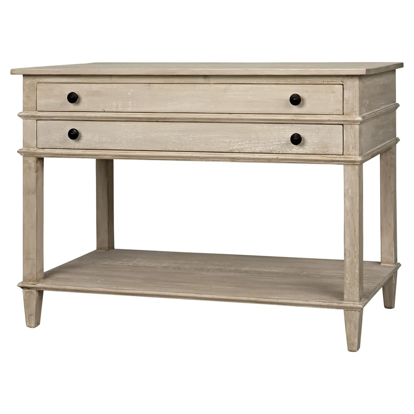 Fermin Wide Nightstand - Grey, Reclaimed Wood