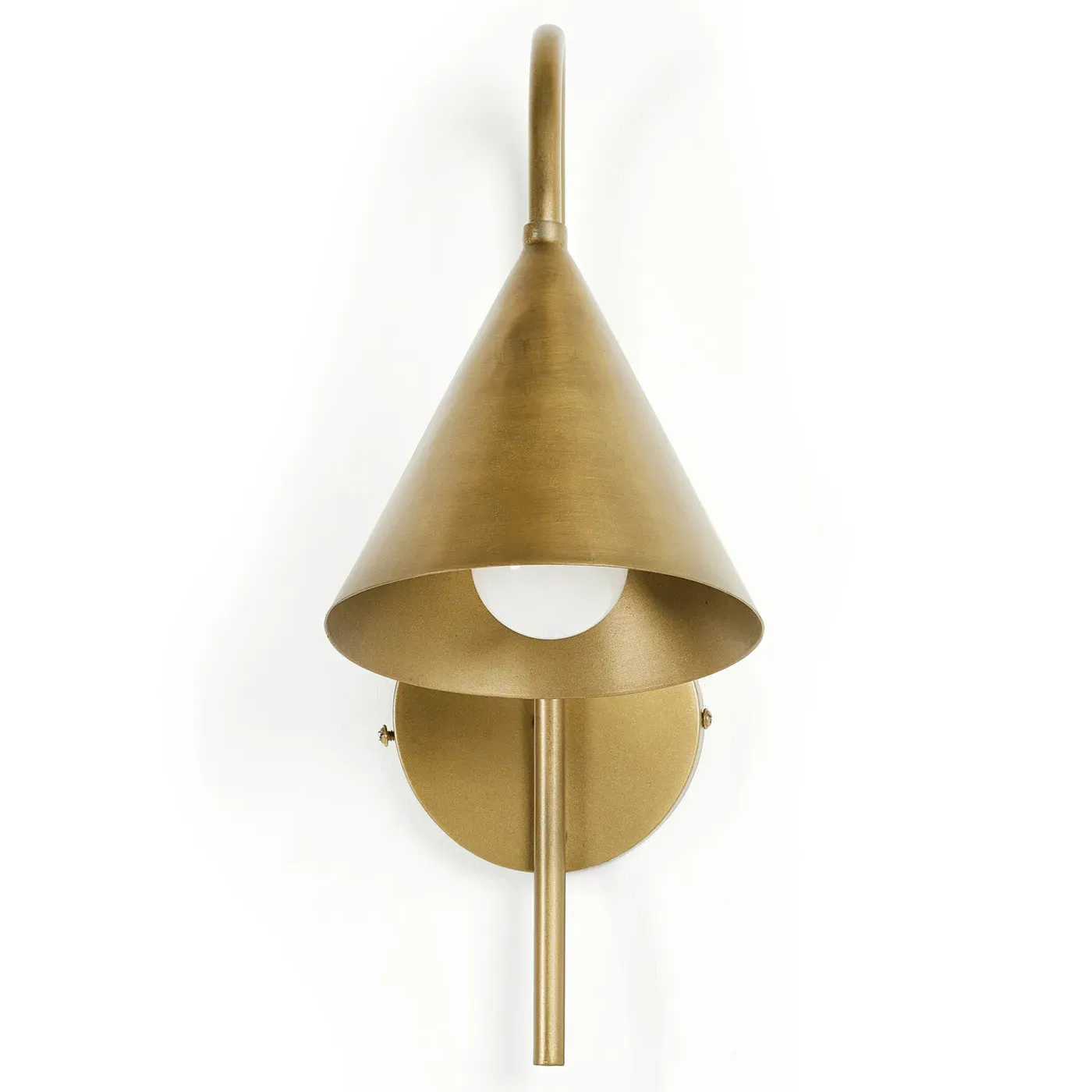 Fernanda Armed Sconce - Light Antique Brass, Iron