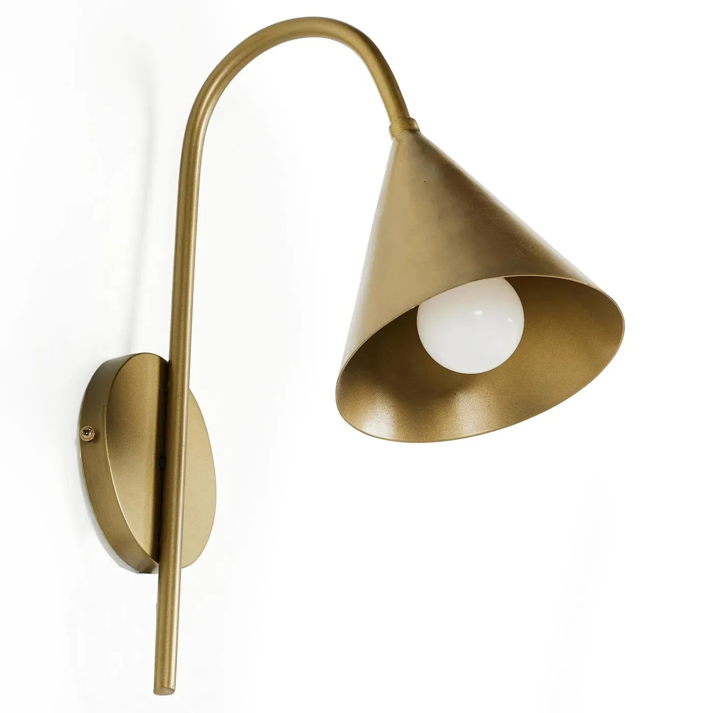 Fernanda Armed Sconce - Light Antique Brass, Iron