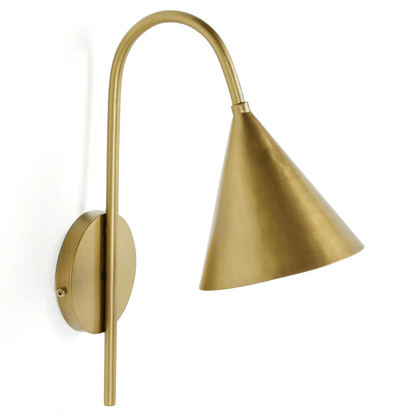 Fernanda Armed Sconce - Light Antique Brass, Iron