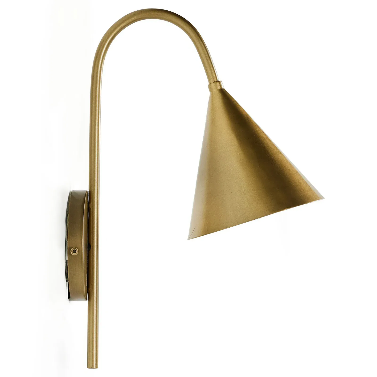 Fernanda Armed Sconce - Light Antique Brass, Iron