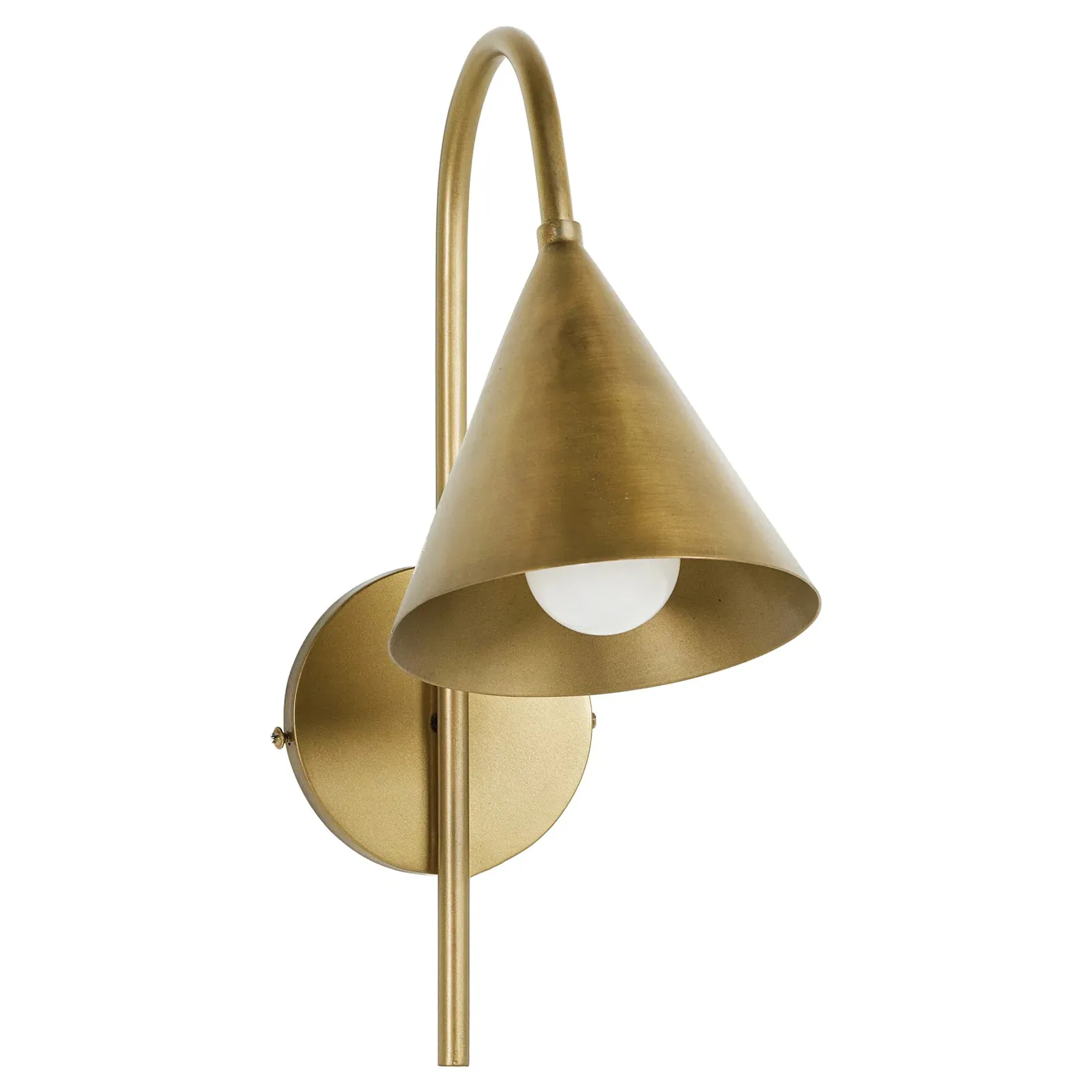 Fernanda Armed Sconce - Light Antique Brass, Iron