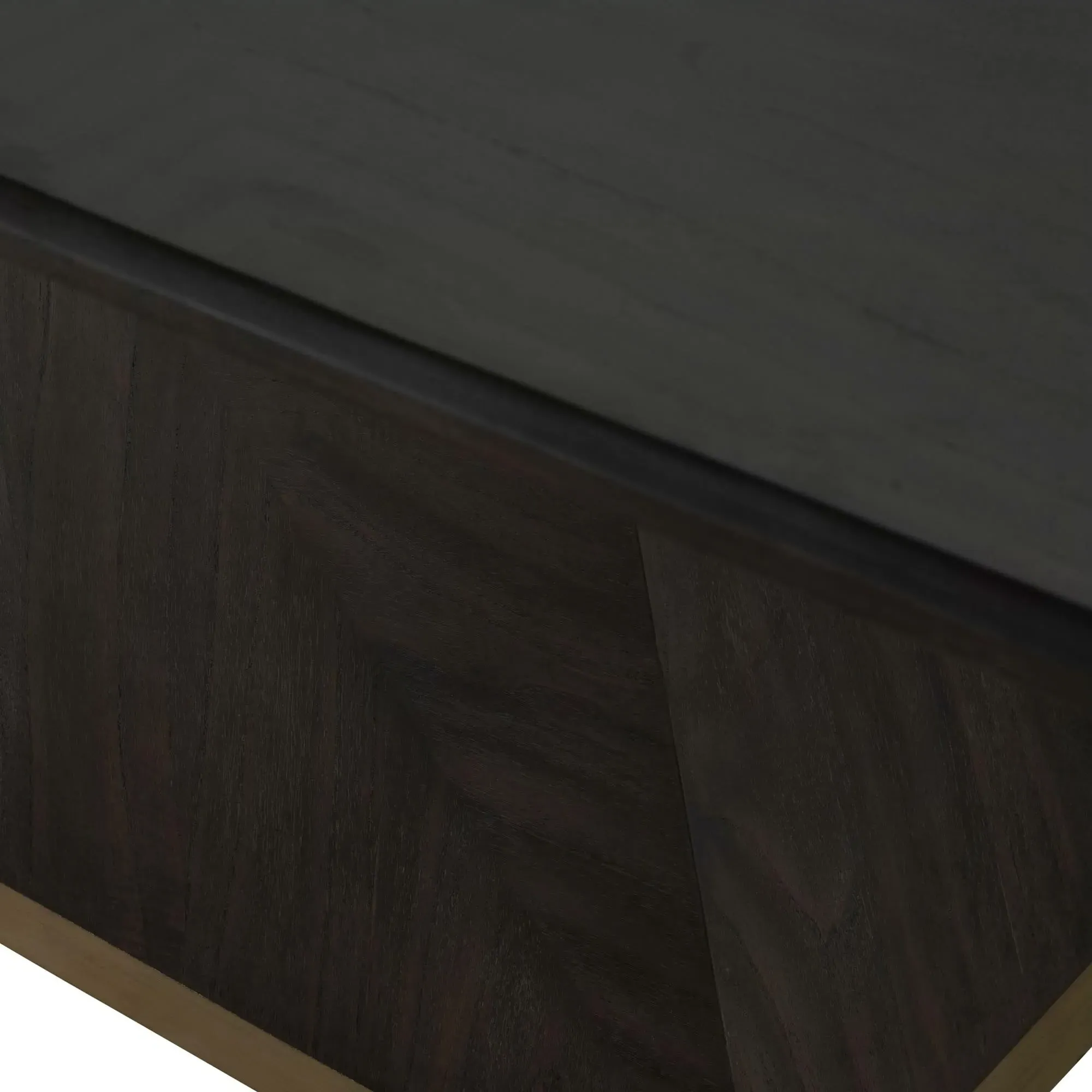 Ferris Rectangular Dining Table - Black, Oak