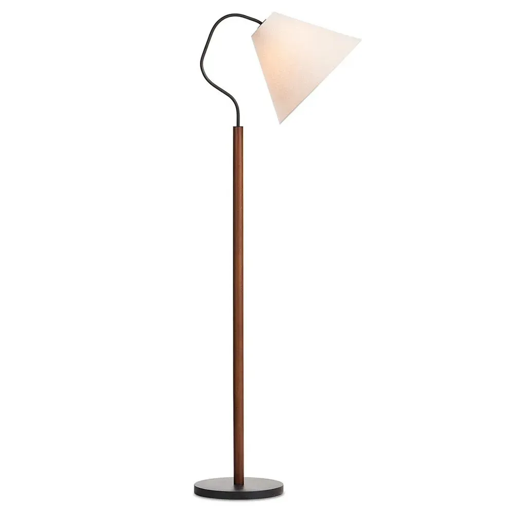Fia Floor Lamp - Black, Iron