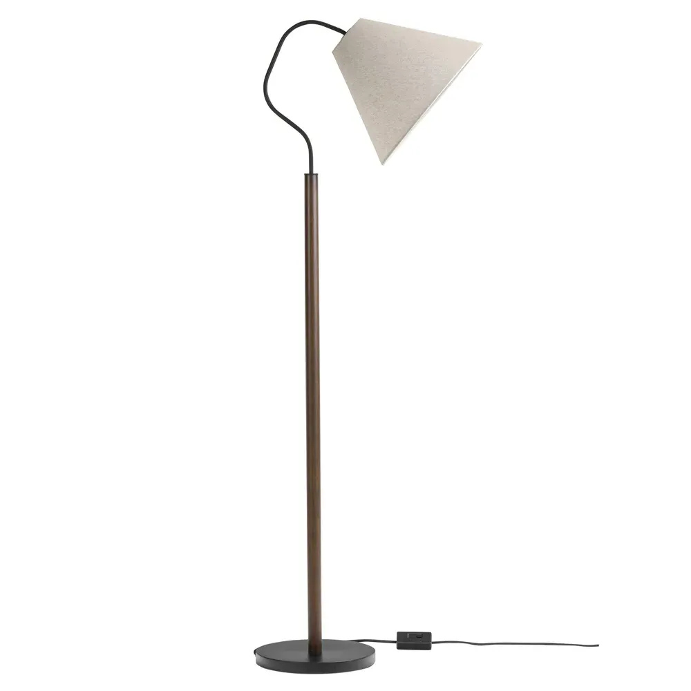 Fia Floor Lamp - Black, Iron