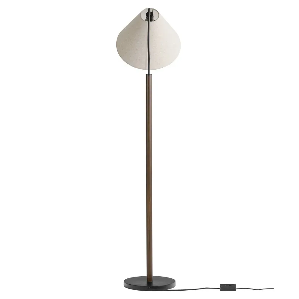 Fia Floor Lamp - Black, Iron