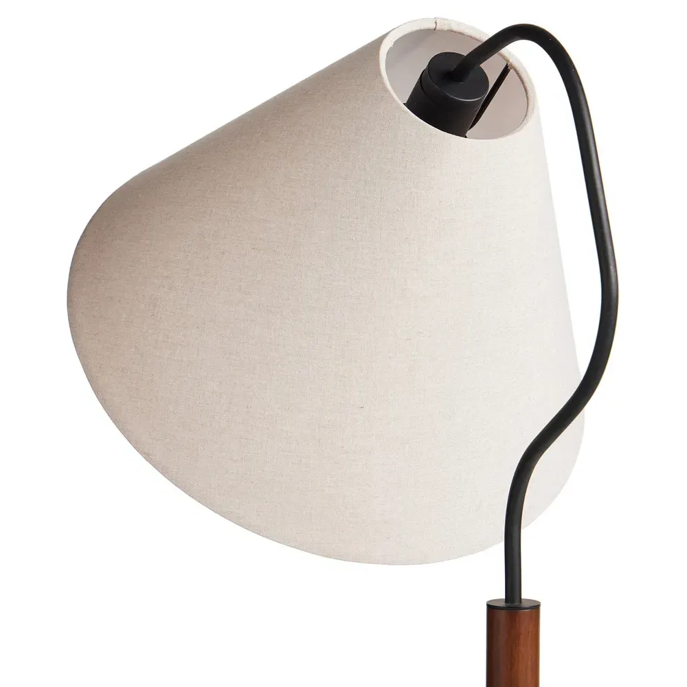 Fia Floor Lamp - Black, Iron
