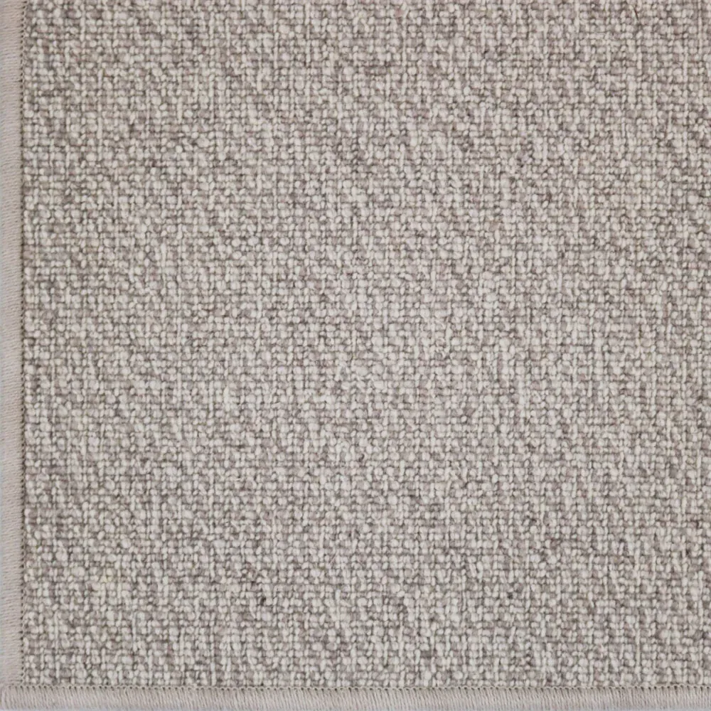 Fibreworks Camden Textured Solid Rug - Grey, Wool