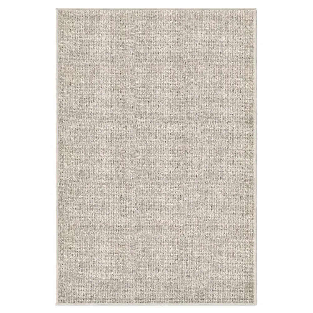 Fibreworks Camden Textured Solid Rug - Ivory, Wool