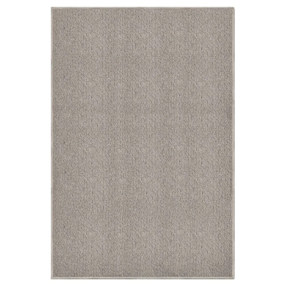 Fibreworks Camden Textured Solid Rug Sample - Grey, Wool image
