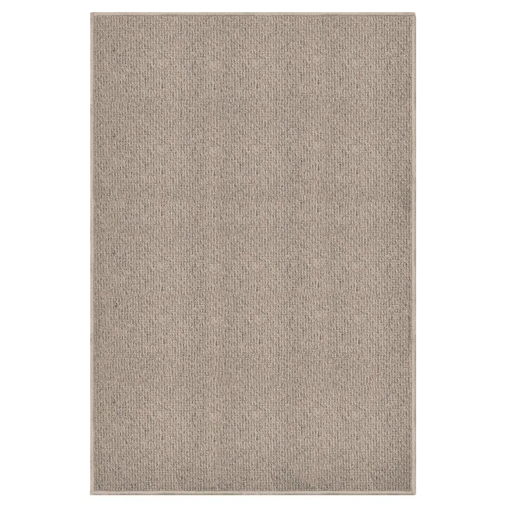 Fibreworks Camden Textured Solid Rug Sample - Warm Beige, Wool image