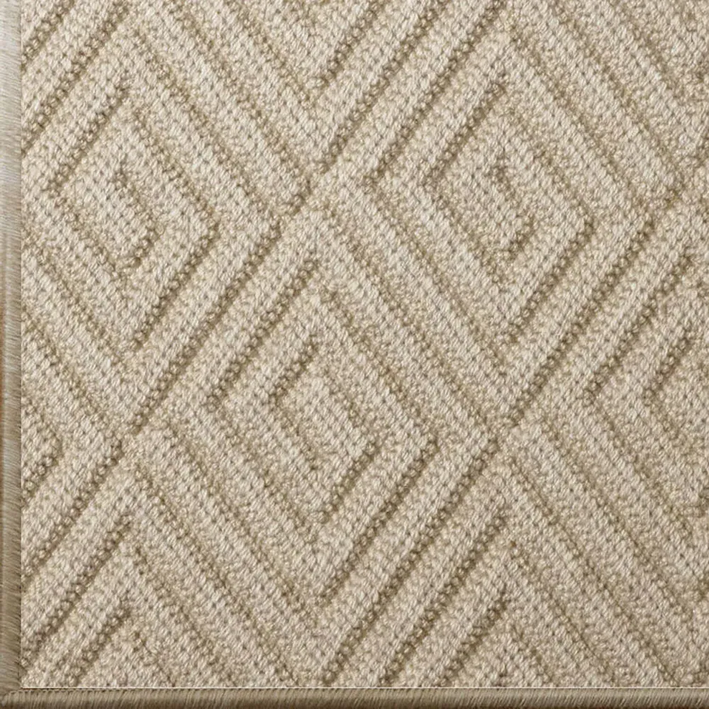 Fibreworks Sloane Textured Solid Rug - Sand, Wool