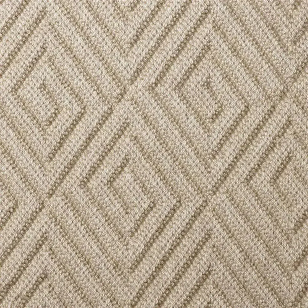 Fibreworks Sloane Textured Solid Rug - Sand, Wool