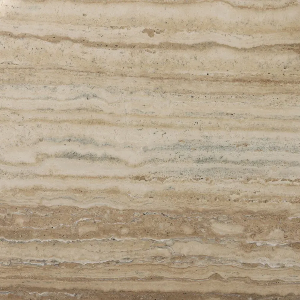 Figueroa End Table - Light Beige, Travertine