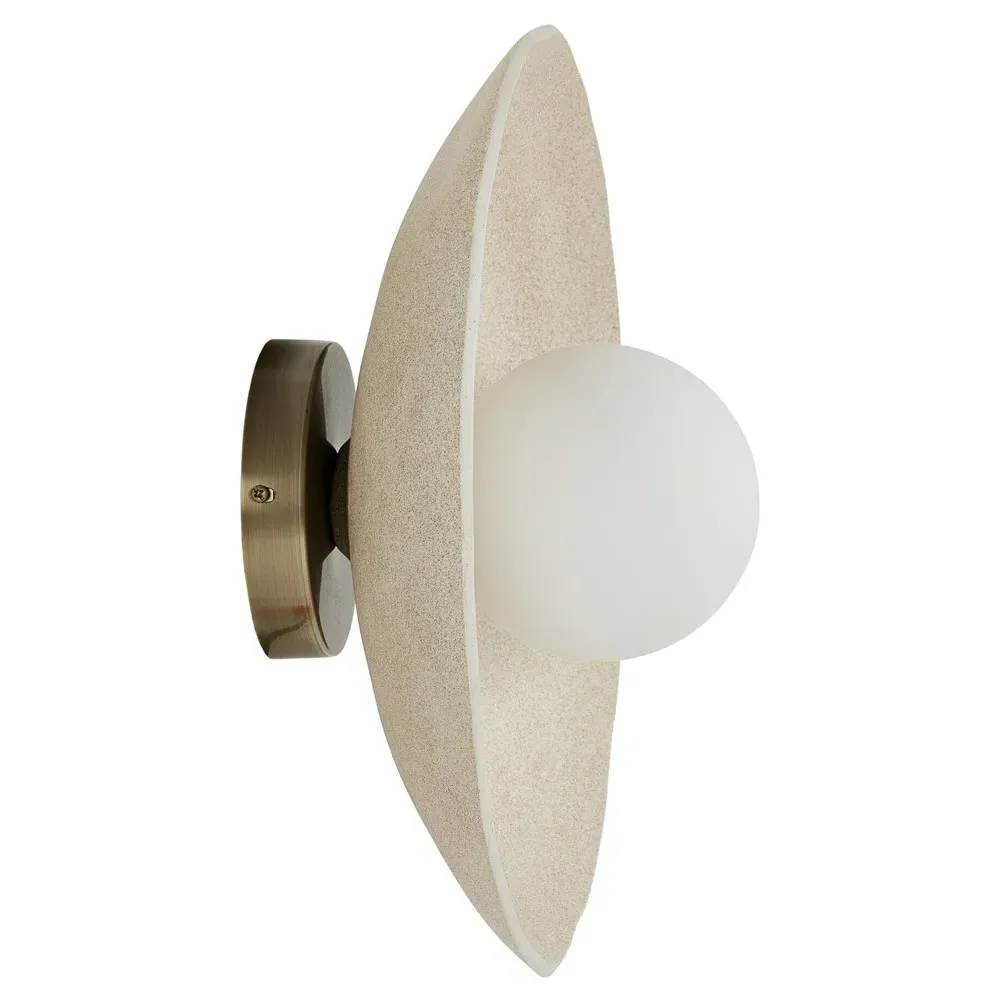 Filomenina Wall Sconce - Sand, Ceramic