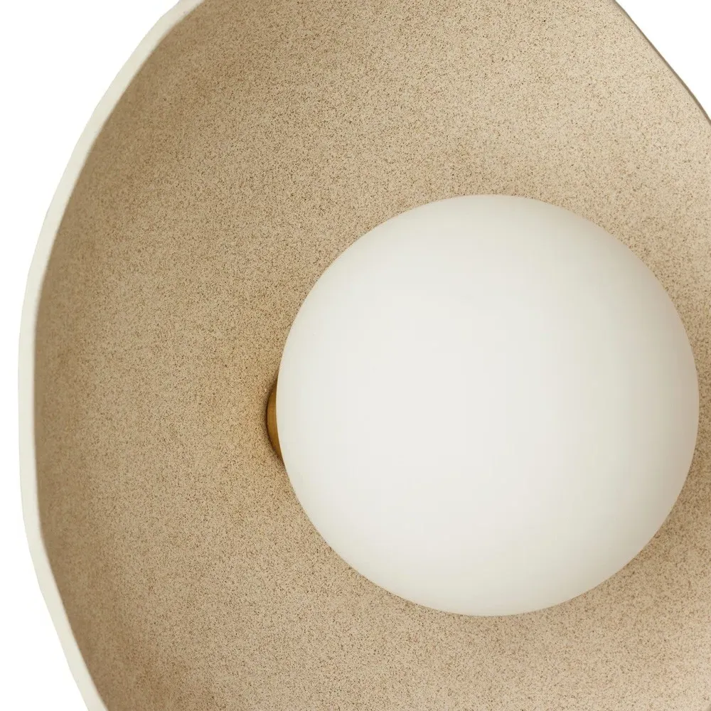 Filomenina Wall Sconce - Sand, Ceramic