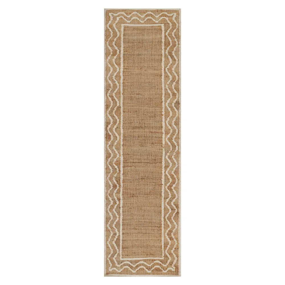 Fineas Coastal Runner Rug - Natural, Jute image