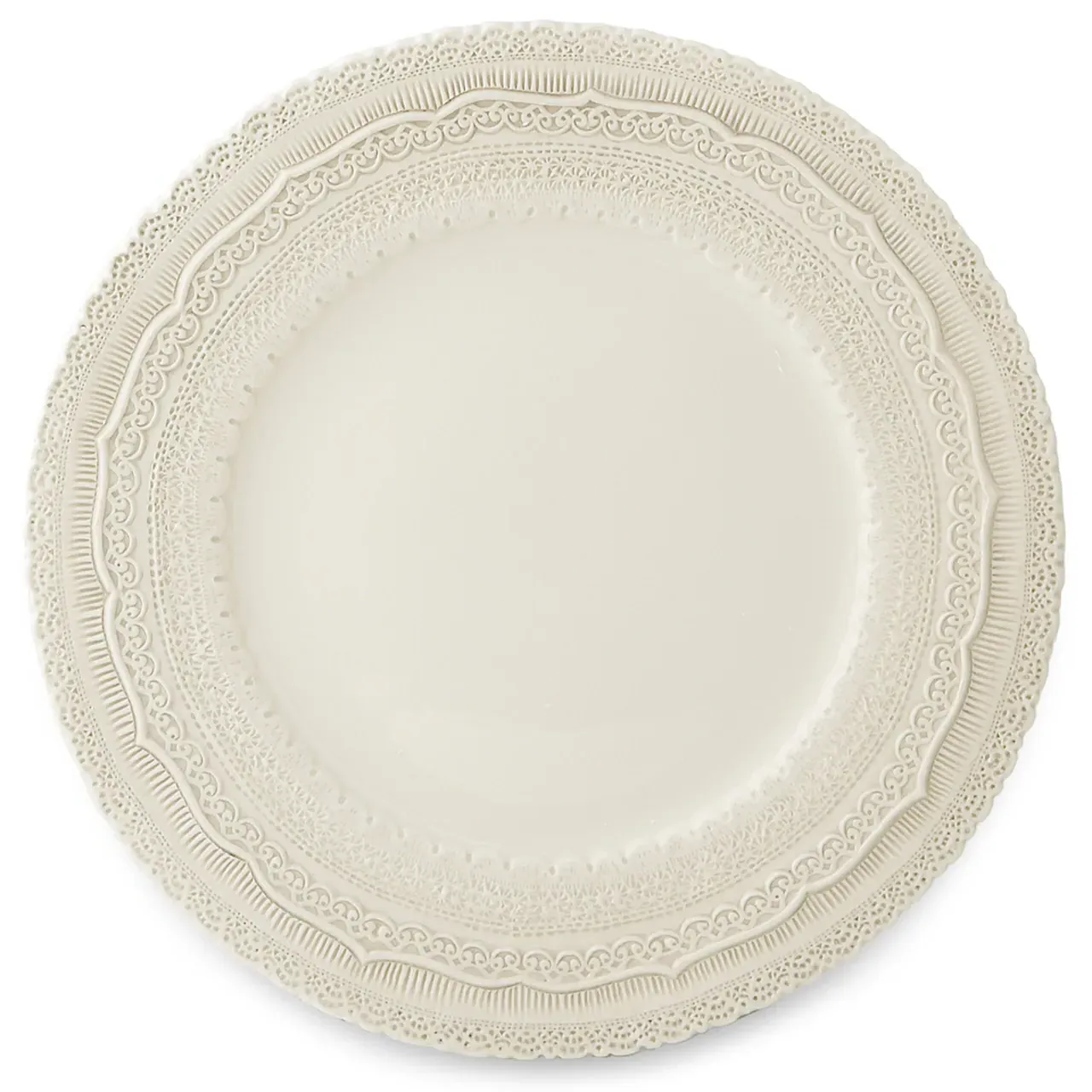 Finezza Charger Plate - Cream, Ceramic