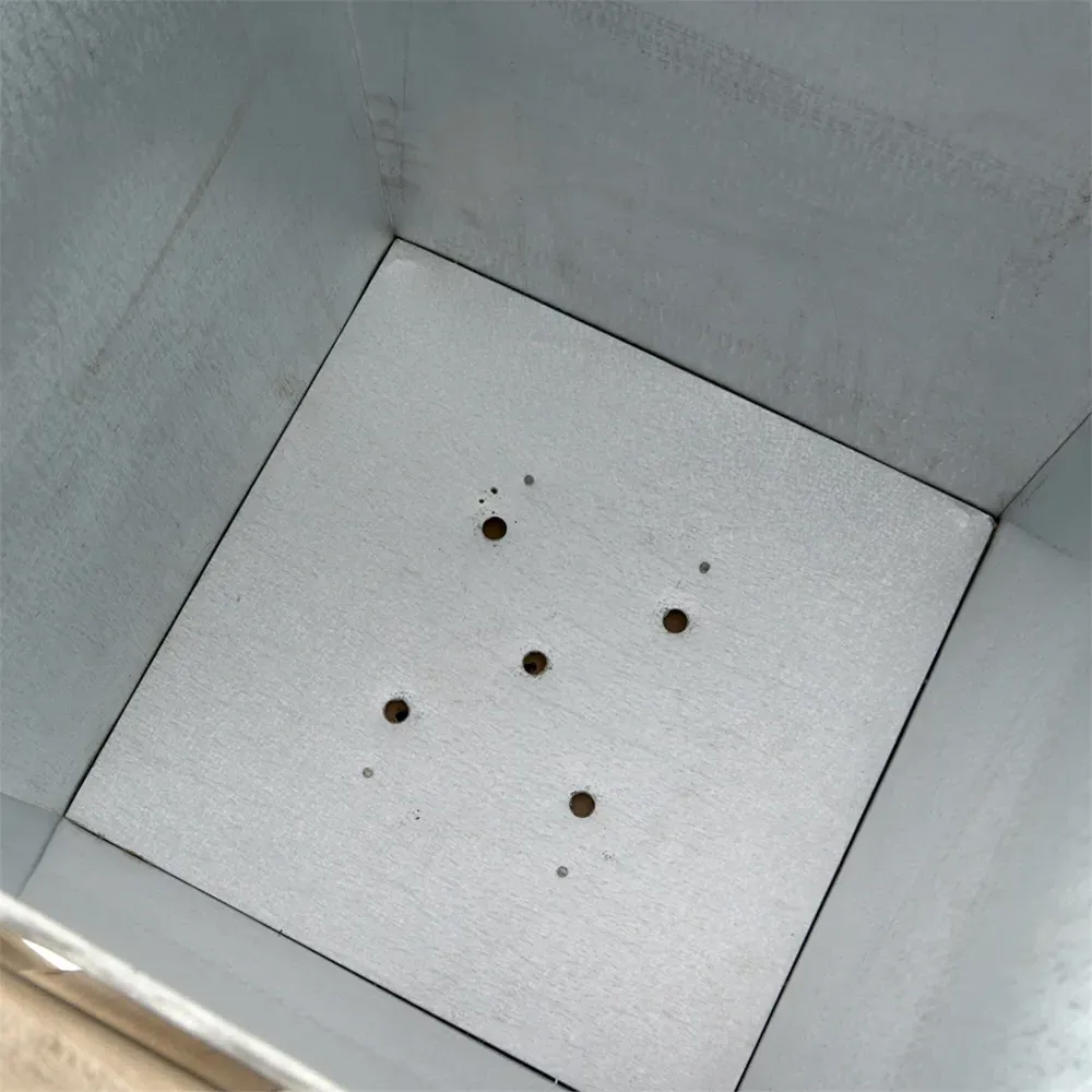 Finley Large Outdoor Planter - Grey, Teak