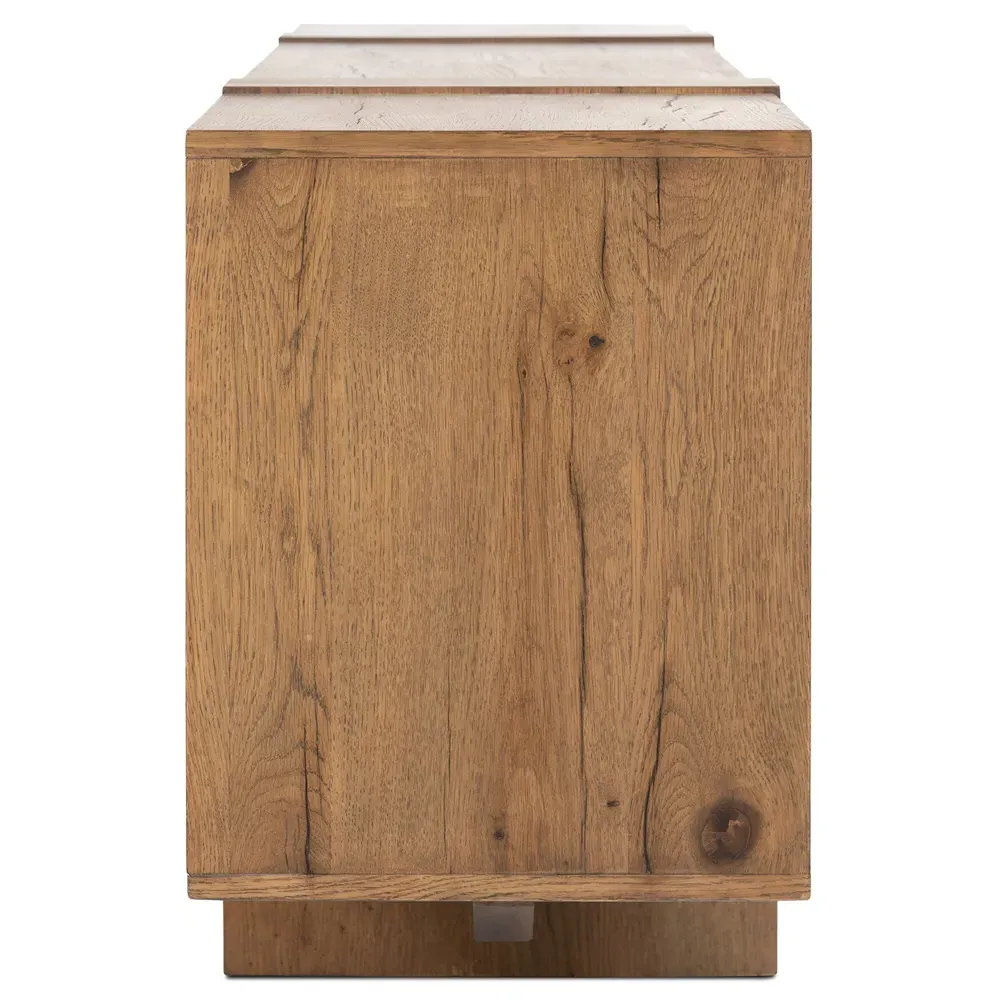 Finley Media Cabinet - Brown, Oak