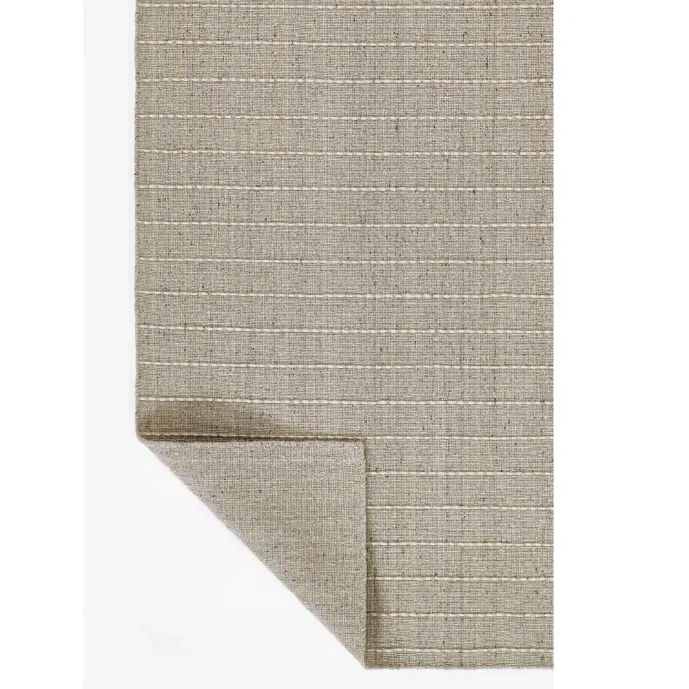 Finley Stripe Patterned Rug - Natural, Wool