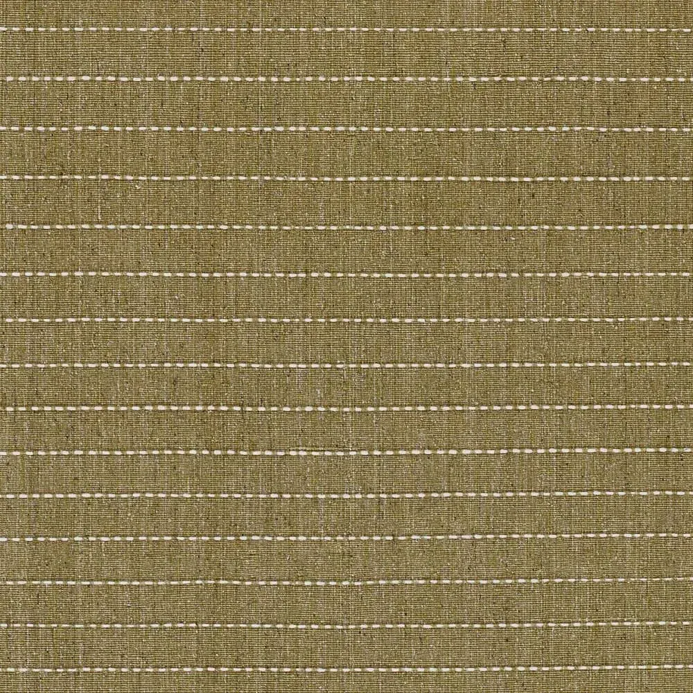 Finley Stripe Patterned Runner Rug - Green, Wool