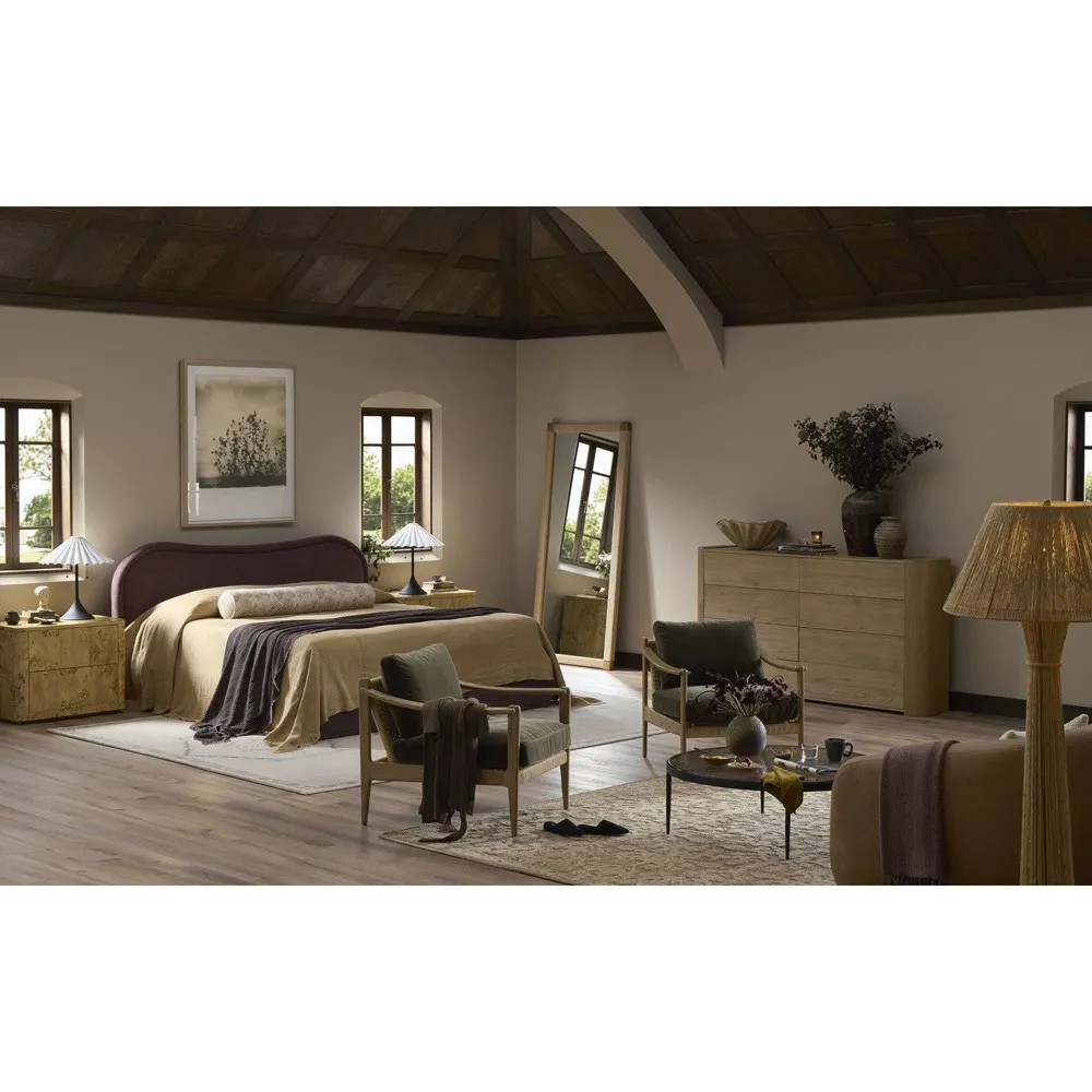 Finn Coffee Table - Brown, Glass