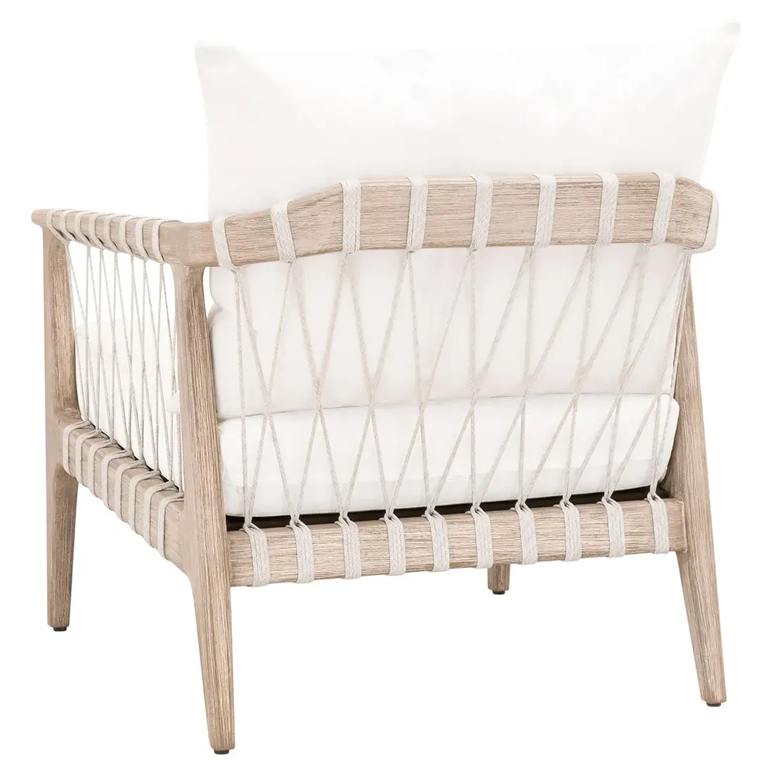 Finn Occasional Chair - Grey, Mahogany