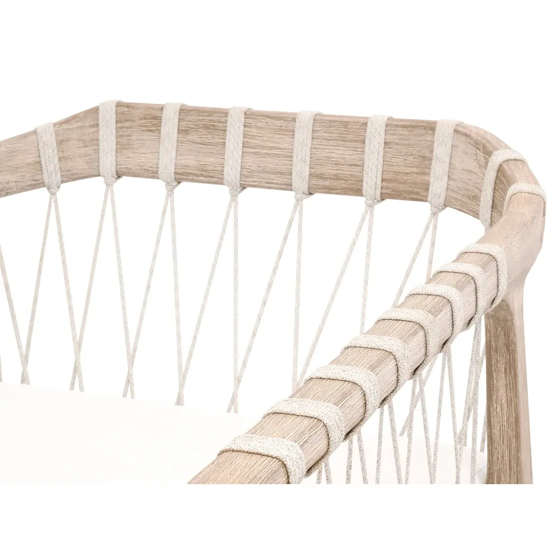 Finn Occasional Chair - Grey, Mahogany