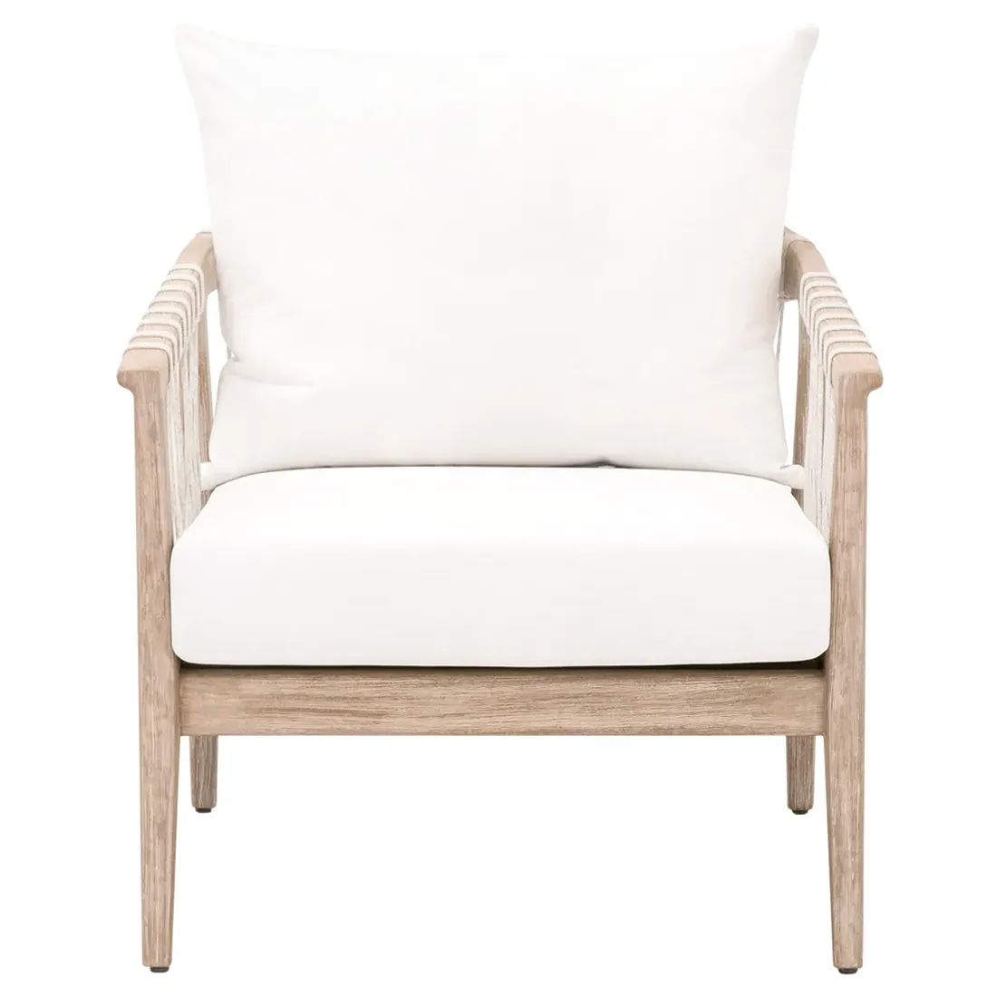 Finn Occasional Chair - Grey, Mahogany