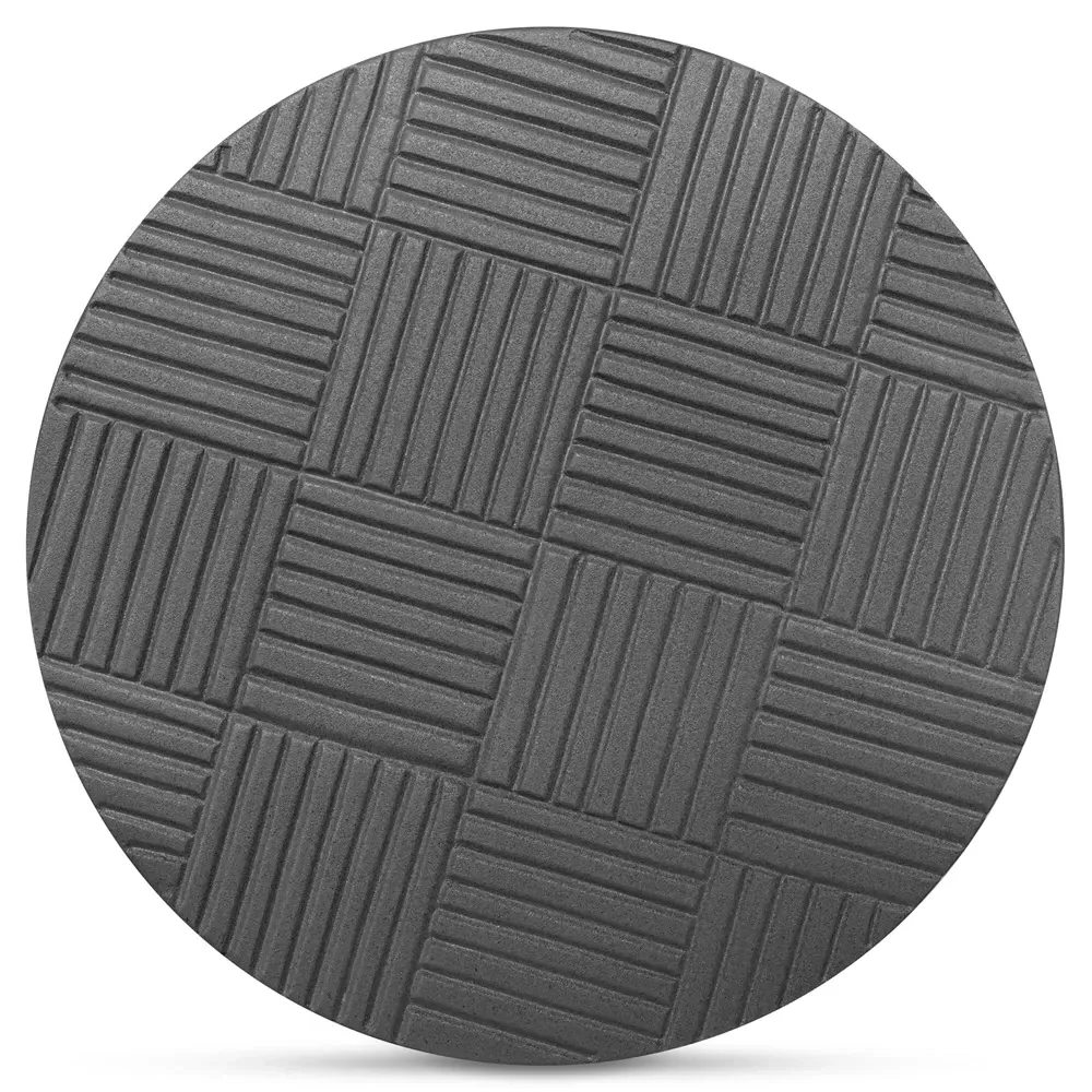 Finn Round Outdoor Side Table - Grey, Concrete