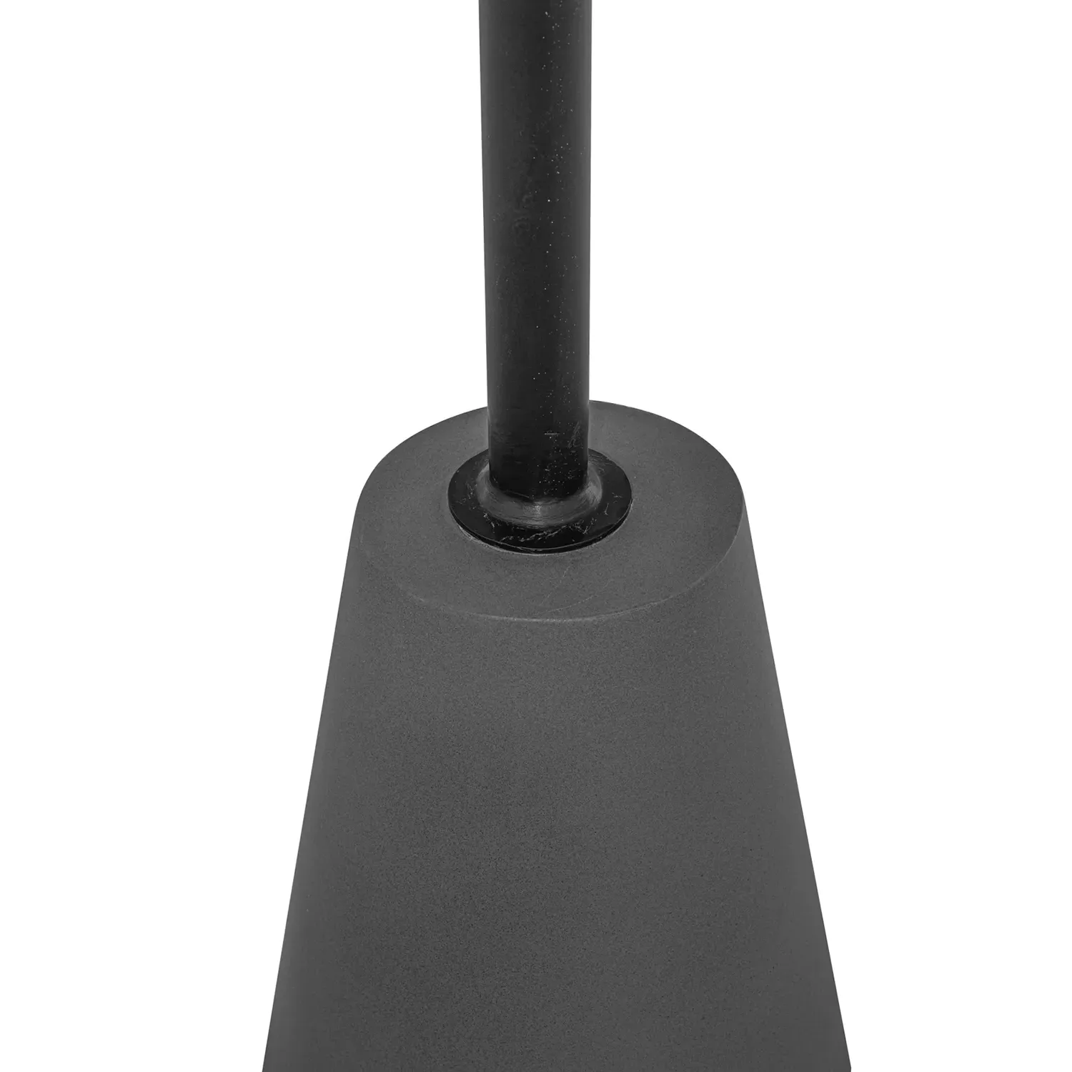 Finn Round Outdoor Side Table - Grey, Concrete