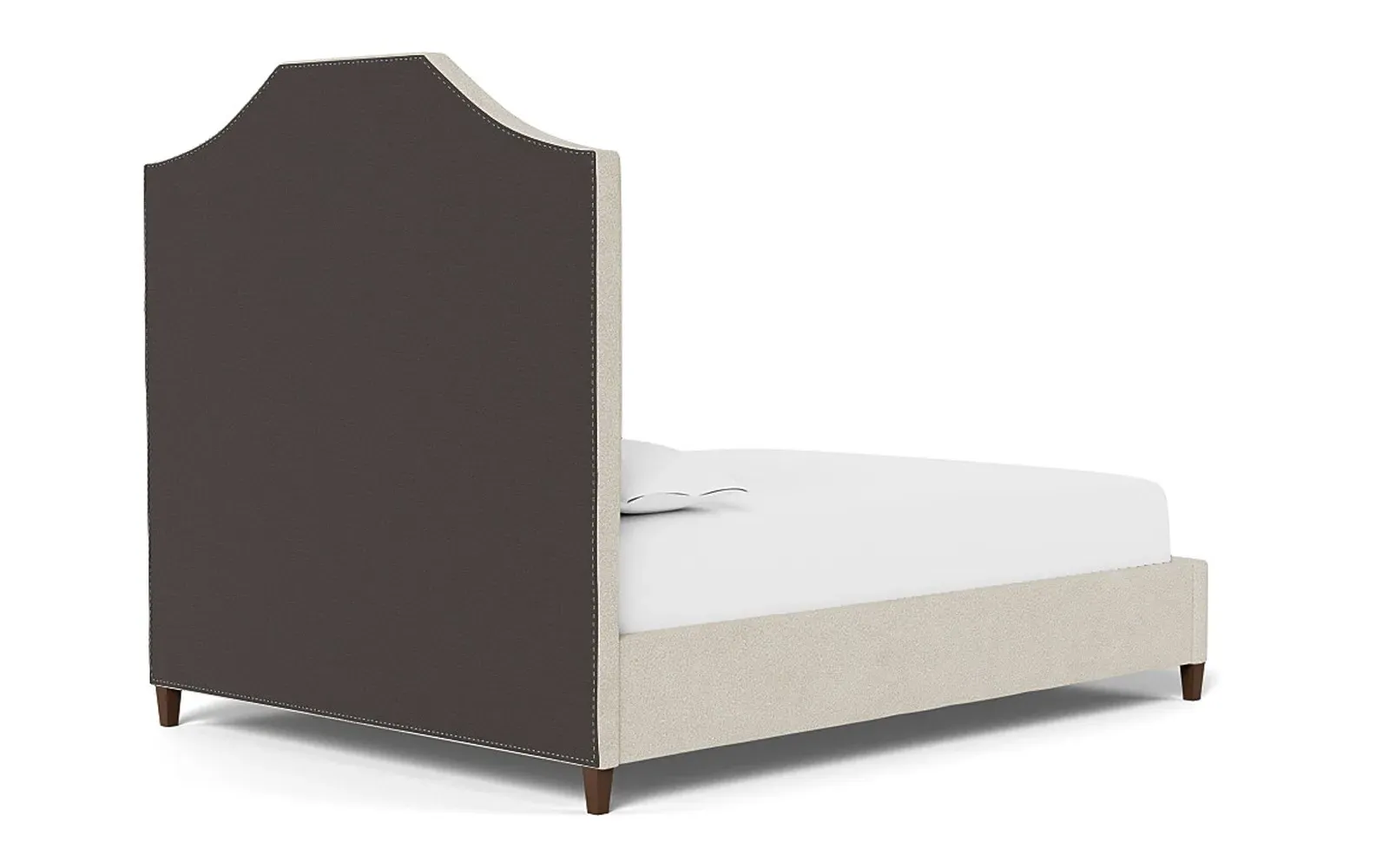 Finnegan King Size Bed Frame - Sugar Cookie, Boucle