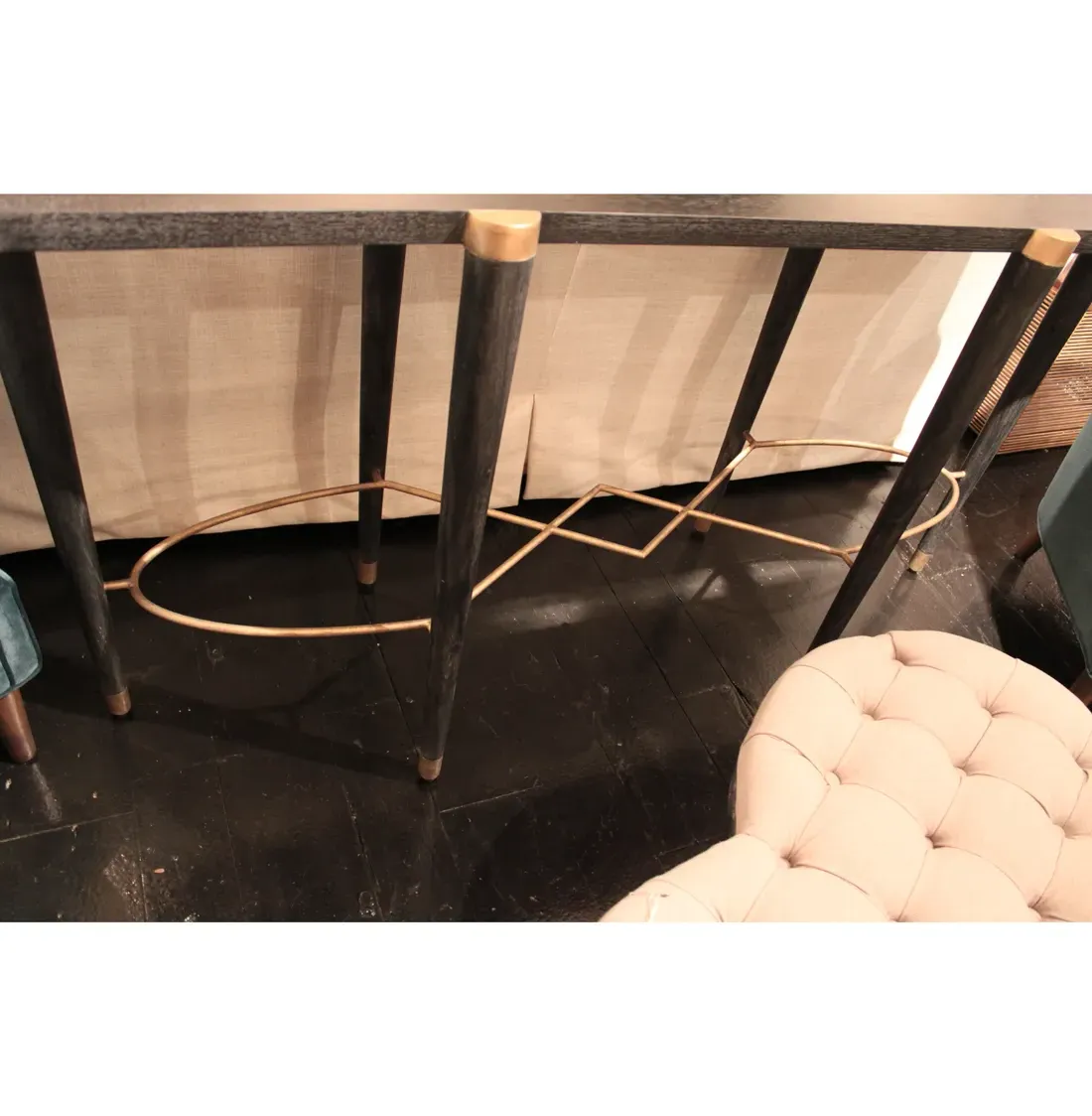 Fiona Console Table - Black, Oak