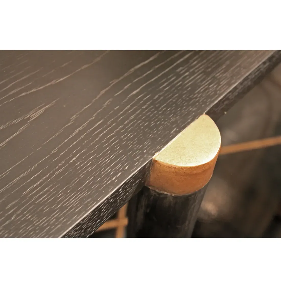 Fiona Console Table - Black, Oak